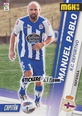 Figurina Manuel Pablo - Liga BBVA 2012-2013. Megacracks - Panini