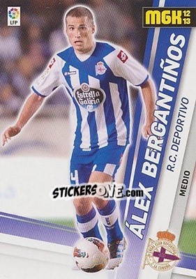 Cromo Álex Bergantiños - Liga BBVA 2012-2013. Megacracks - Panini