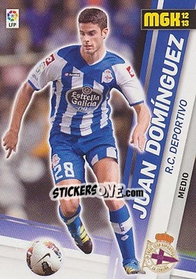 Figurina Juan Domínguez - Liga BBVA 2012-2013. Megacracks - Panini