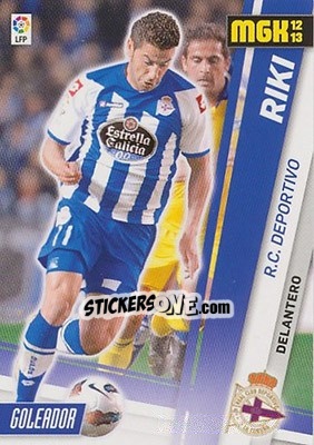 Sticker Riki - Liga BBVA 2012-2013. Megacracks n. 107 - Panini