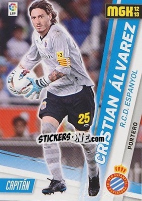 Sticker Cristian Álvarez - Liga BBVA 2012-2013. Megacracks n. 110 - Panini