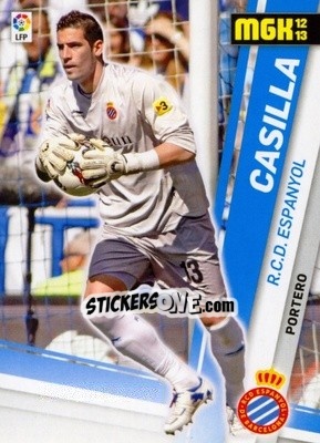 Figurina Casilla - Liga BBVA 2012-2013. Megacracks n. 111 - Panini