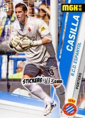 Figurina Casilla - Liga BBVA 2012-2013. Megacracks - Panini