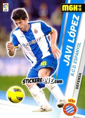 Sticker Javi López - Liga BBVA 2012-2013. Megacracks n. 112 - Panini