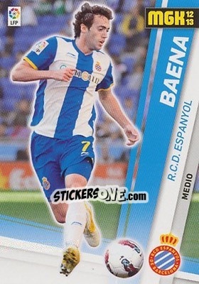 Figurina Baena - Liga BBVA 2012-2013. Megacracks - Panini