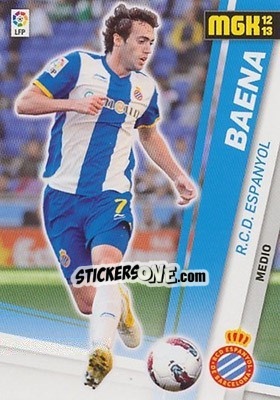 Cromo Baena - Liga BBVA 2012-2013. Megacracks - Panini