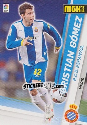 Sticker Cristian Gómez - Liga BBVA 2012-2013. Megacracks - Panini