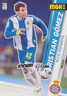 Cromo Cristian Gómez - Liga BBVA 2012-2013. Megacracks - Panini