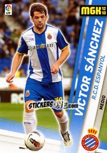 Sticker Víctor Sánchez - Liga BBVA 2012-2013. Megacracks - Panini