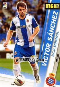 Cromo Víctor Sánchez - Liga BBVA 2012-2013. Megacracks - Panini