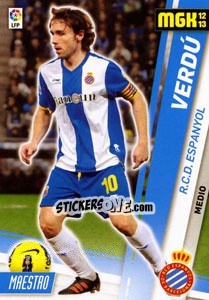 Sticker Verdú - Liga BBVA 2012-2013. Megacracks - Panini