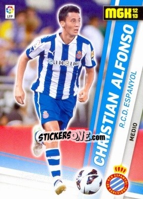 Sticker Cristian Alfonso - Liga BBVA 2012-2013. Megacracks n. 123bis - Panini
