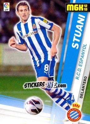 Sticker Stuani - Liga BBVA 2012-2013. Megacracks n. 125bis - Panini