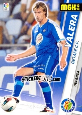 Cromo Valera - Liga BBVA 2012-2013. Megacracks - Panini