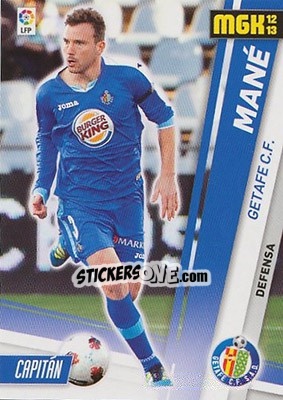 Sticker Mané - Liga BBVA 2012-2013. Megacracks n. 134 - Panini