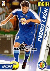 Figurina Pedro León - Liga BBVA 2012-2013. Megacracks - Panini