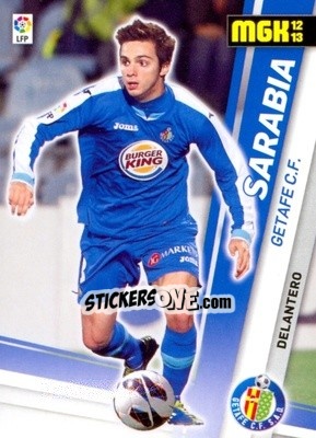Sticker Sarabia - Liga BBVA 2012-2013. Megacracks n. 143bis - Panini