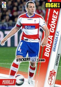 Figurina Borja Gómez - Liga BBVA 2012-2013. Megacracks - Panini