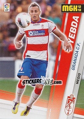 Sticker Yebda - Liga BBVA 2012-2013. Megacracks - Panini