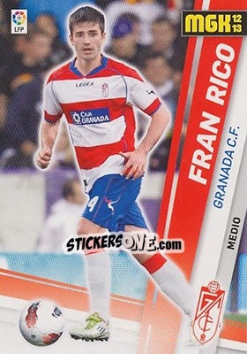 Figurina Fran Rico - Liga BBVA 2012-2013. Megacracks - Panini