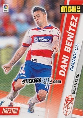 Cromo Dani Benítez - Liga BBVA 2012-2013. Megacracks - Panini