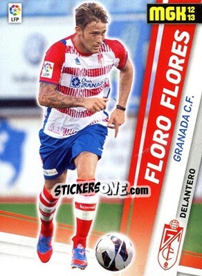Sticker Floro Flores - Liga BBVA 2012-2013. Megacracks n. 162 - Panini