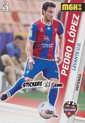Sticker Pedro López - Liga BBVA 2012-2013. Megacracks n. 165 - Panini