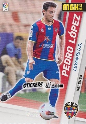 Cromo Pedro López - Liga BBVA 2012-2013. Megacracks - Panini