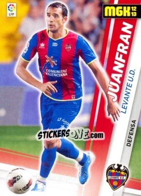 Sticker Juanfran - Liga BBVA 2012-2013. Megacracks - Panini