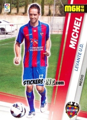 Figurina Michel - Liga BBVA 2012-2013. Megacracks - Panini