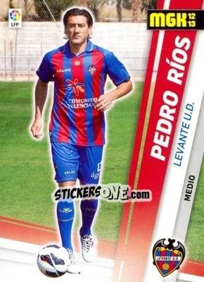 Figurina Pedro Ríos - Liga BBVA 2012-2013. Megacracks - Panini