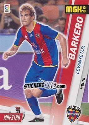 Figurina Barkero - Liga BBVA 2012-2013. Megacracks - Panini