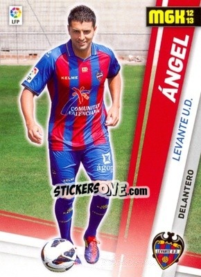 Cromo Ángel - Liga BBVA 2012-2013. Megacracks - Panini