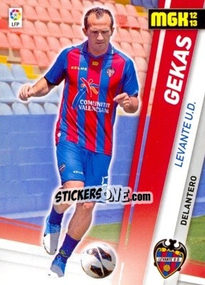 Sticker Gekas - Liga BBVA 2012-2013. Megacracks n. 180bis - Panini