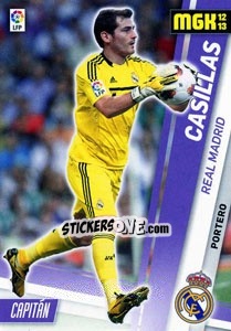 Figurina Casillas - Liga BBVA 2012-2013. Megacracks - Panini