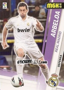 Sticker Arbeloa - Liga BBVA 2012-2013. Megacracks n. 183 - Panini
