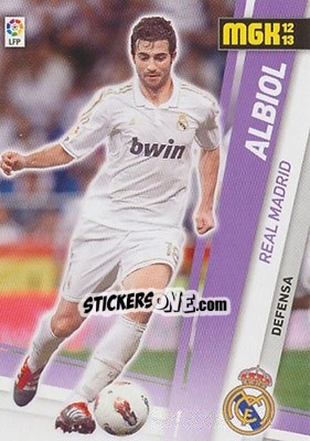 Sticker Albiol - Liga BBVA 2012-2013. Megacracks n. 186 - Panini