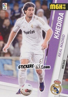 Sticker Khedira - Liga BBVA 2012-2013. Megacracks n. 189 - Panini