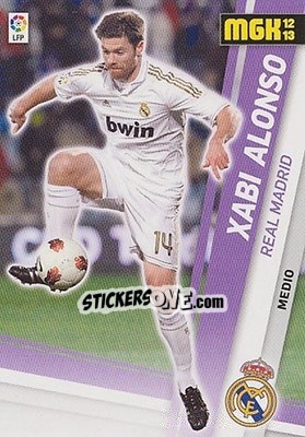 Sticker Xabi Alonso - Liga BBVA 2012-2013. Megacracks - Panini
