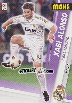 Sticker Xabi Alonso - Liga BBVA 2012-2013. Megacracks n. 190 - Panini
