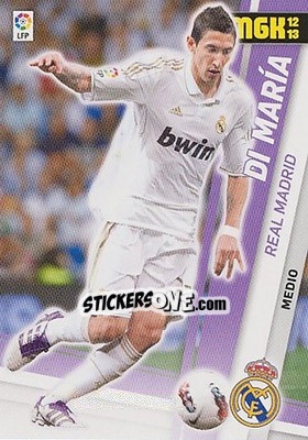 Sticker Di María - Liga BBVA 2012-2013. Megacracks - Panini