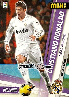 Sticker Cristiano Ronaldo - Liga BBVA 2012-2013. Megacracks n. 197 - Panini