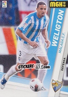 Sticker Weligton - Liga BBVA 2012-2013. Megacracks n. 205 - Panini