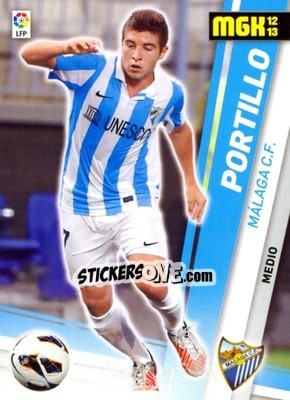 Sticker Portillo - Liga BBVA 2012-2013. Megacracks n. 208bis - Panini