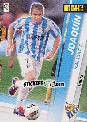 Sticker Joaquín - Liga BBVA 2012-2013. Megacracks n. 210 - Panini