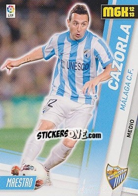 Sticker Cazorla - Liga BBVA 2012-2013. Megacracks n. 211 - Panini