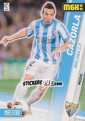 Sticker Cazorla - Liga BBVA 2012-2013. Megacracks - Panini