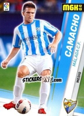 Cromo Camacho - Liga BBVA 2012-2013. Megacracks - Panini