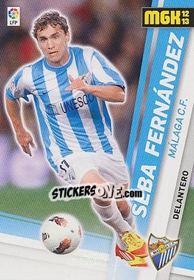 Sticker Seba Fernández - Liga BBVA 2012-2013. Megacracks - Panini