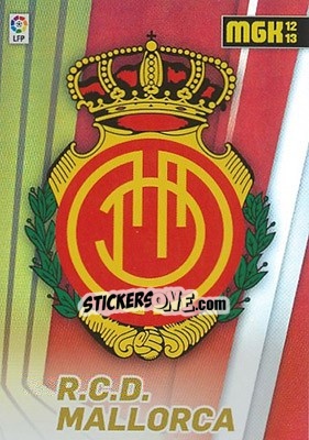 Sticker Escudo - Liga BBVA 2012-2013. Megacracks n. 217 - Panini
